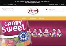 Tablet Screenshot of naimagummies.com